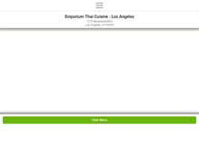 Tablet Screenshot of emporiumthai.com